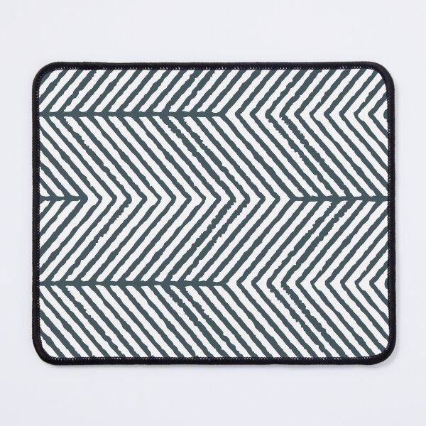 Item preview, Dark Blue White Abstract Diagonal Chevron Stripe Pattern Valspar 2023 COTY Everglade Deck 5011-3 designed and sold by ColorOfTheYears.