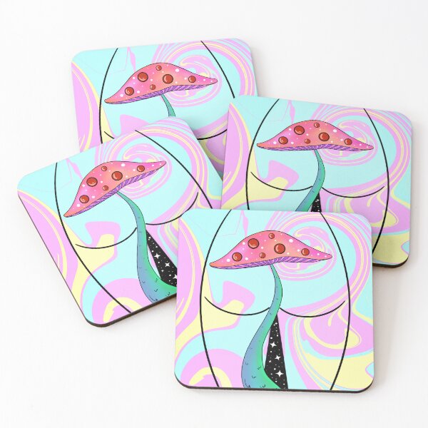 Item preview, psychedelic mushroom designed and sold by becartlienworld.