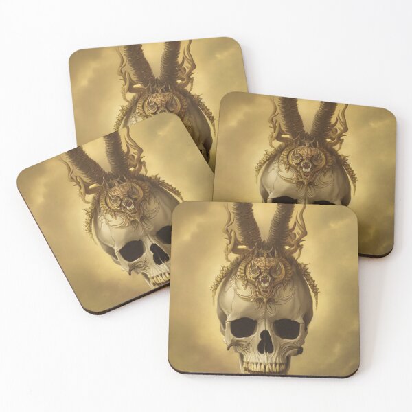 Item preview, Horned Skull designed and sold by CherryBlack.