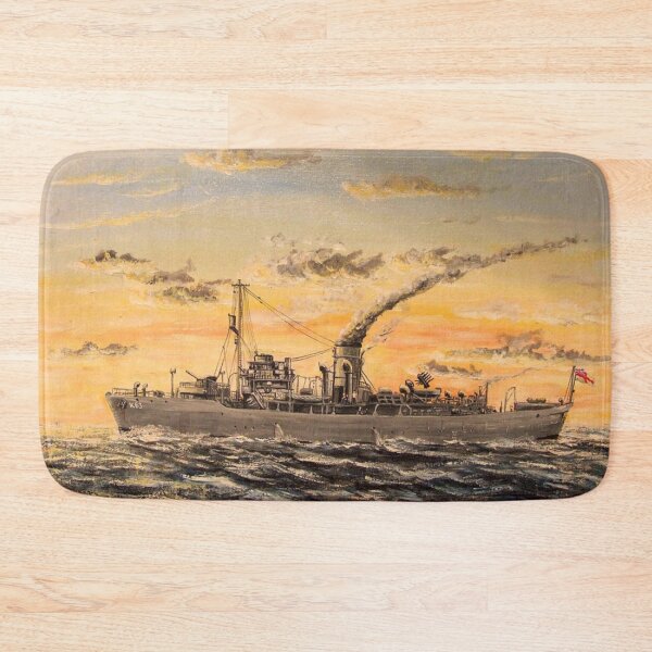 Item preview, Corvette K63 Warship in the Arctic Sea  designed and sold by Mackenzie Moulton International Artist .