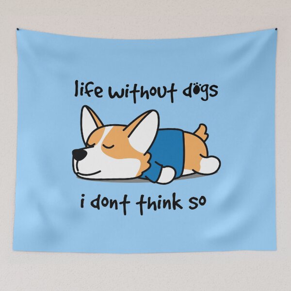 Item preview, Life Without Dogs I Dont Think So Stickers designed and sold by I Am Cuta.