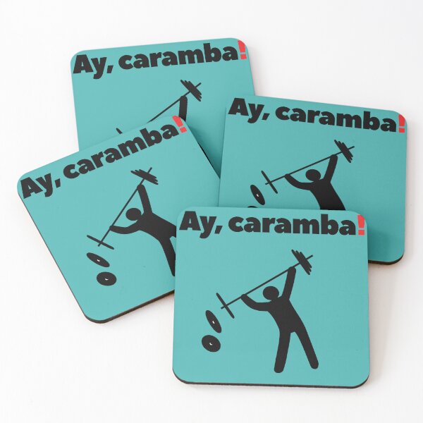 Item preview, Ay, caramba! - barbell tilt designed and sold by popanato.