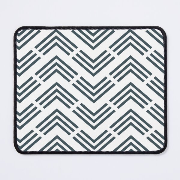 Item preview, Dark Blue White Chevron Rhombus Pattern Pairs Valspar 2023 COTY Everglade Deck 5011-3 designed and sold by ColorOfTheYears.