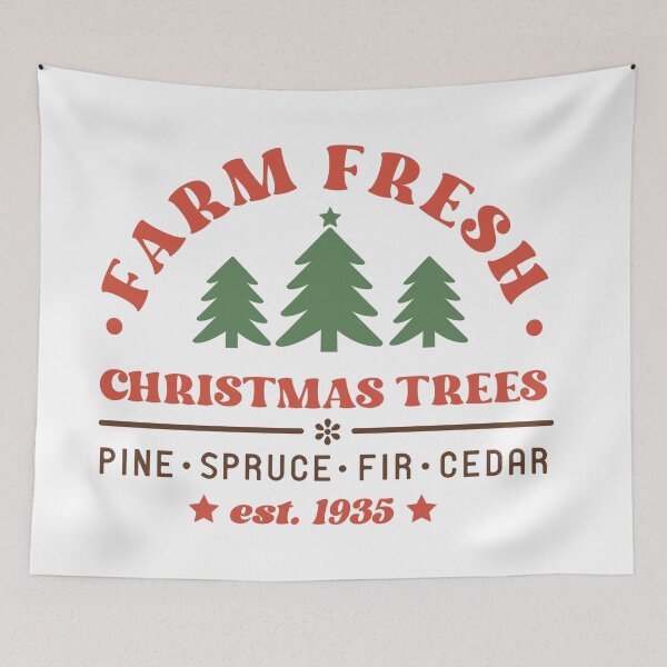 Item preview, Farm Fresh Christmas Trees designed and sold by IM Hunter.