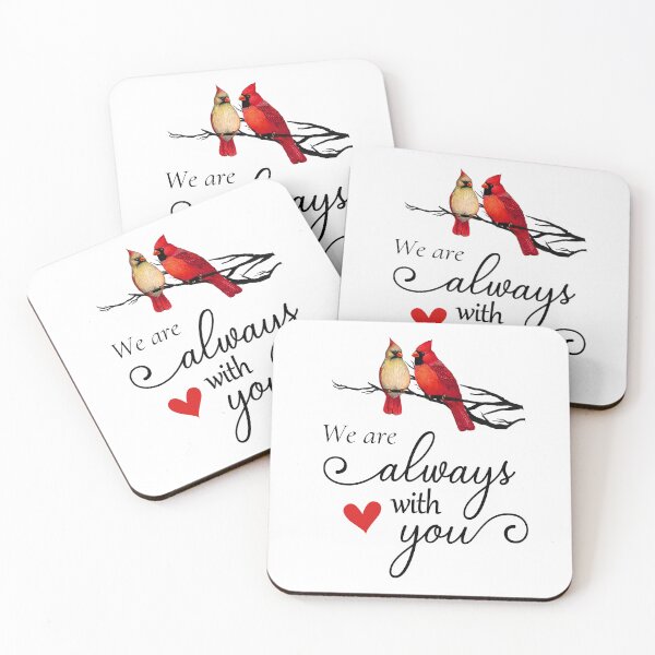 Item preview, Cardinal Pair We Are Always With You  designed and sold by JCL Design Studio.