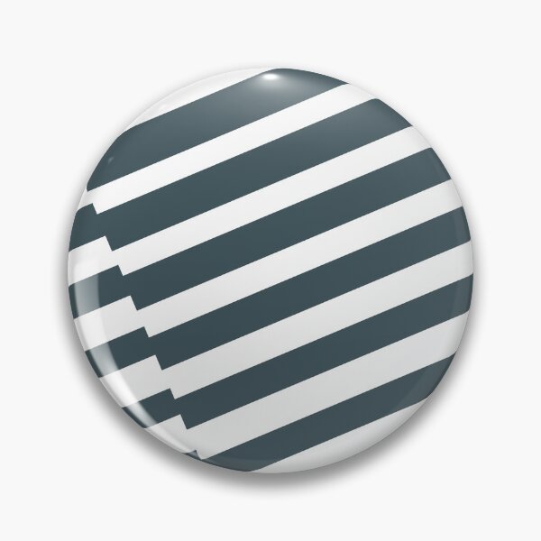Item preview, Dark Blue White Diagonal Offset Stripe Pattern Pairs Valspar 2023 COTY Everglade Deck 5011-3 designed and sold by ColorOfTheYears.