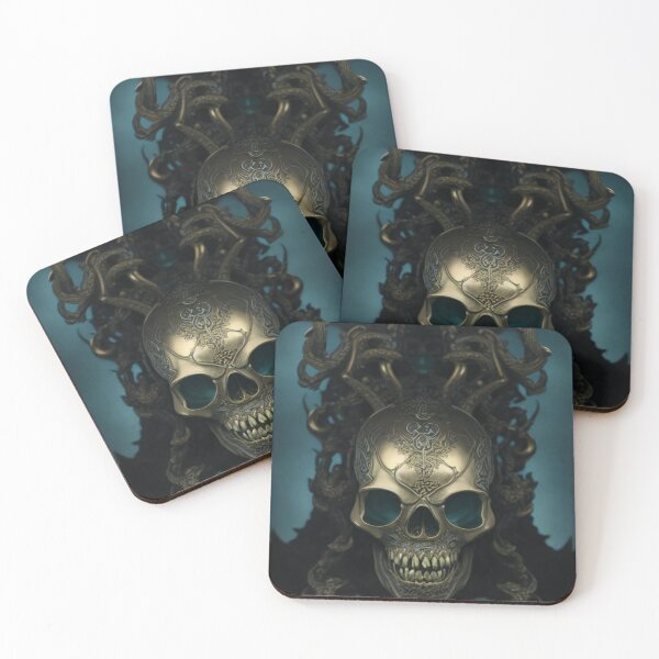 Item preview, Bronzed Skull designed and sold by CherryBlack.