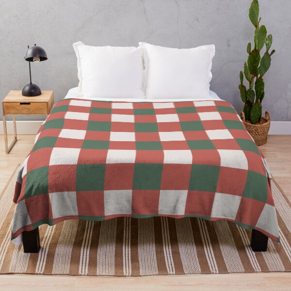 Item preview, Boho Christmas buffalo plaid pattern designed and sold by Mirarima.
