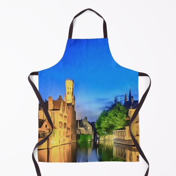 Item preview, Brugge Canal by Night (Painting) designed and sold by cmphotographs.