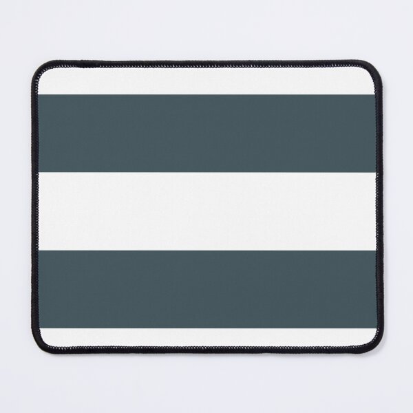 Item preview, Dark Blue White Minimal Horizontal Stripe Pattern Pairs Valspar 2023 COTY Everglade Deck 5011-3 designed and sold by ColorOfTheYears.