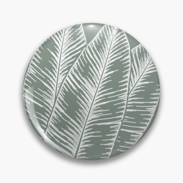 Item preview, Hojas de plátano Boho Sage Green Tropical Plant Line Art designed and sold by AichaShopS.