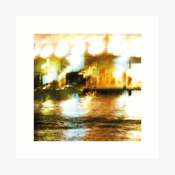 Aperçu de l'œuvre City Lights: Venice - Canal Grande - San Simeone Piccolo # 254 créée et vendue par Hell-Prints.
