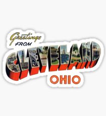Greetings from Cleveland, Ohio Sticker