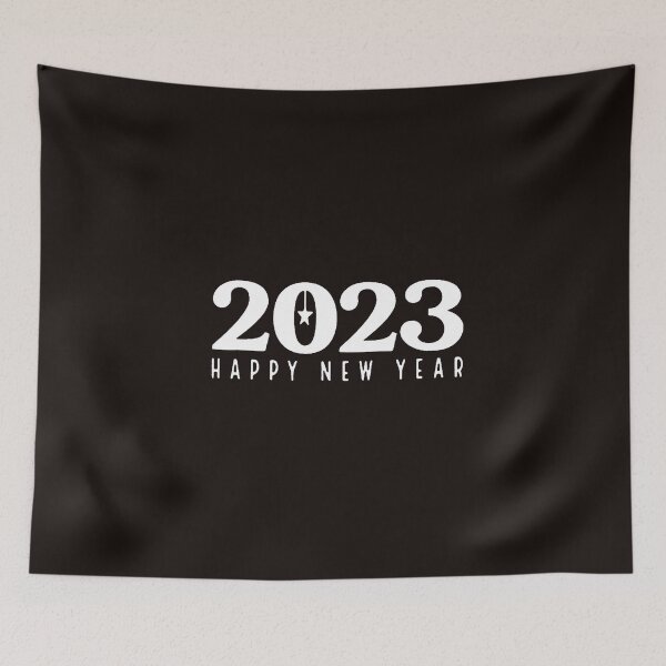 Aperçu de l'œuvre Happy New Year 202,New Years_Funny New Year Tee, New Year Party&New Year Gift, Happy New Year, Hello 2023 Gift créée et vendue par Sophistical.