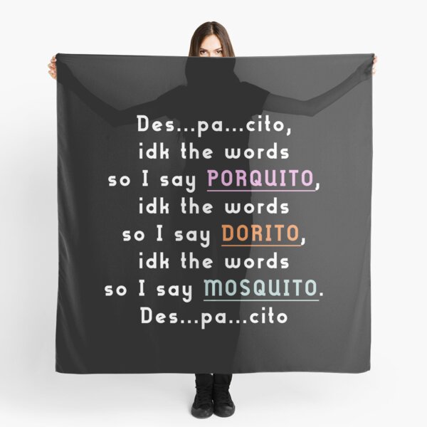 Despacito Scarves Redbubble - despacito team place comedy roblox