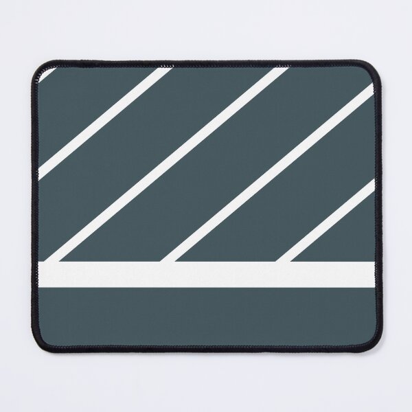 Item preview, Dark Blue White Minimal Modern Diagonal Stripe Pattern Pairs Valspar 2023 COTY Everglade Deck 5011-3 designed and sold by ColorOfTheYears.
