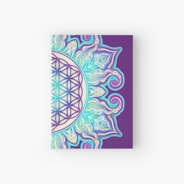 Blume des Lebens - Indisches Mandala 2 Notizbuch