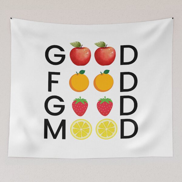 Item preview, Love for Good Food Good Mood designed and sold by Shamartist.
