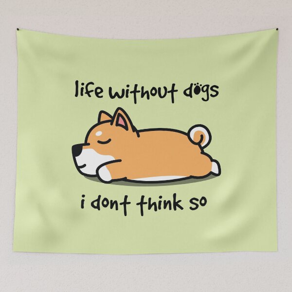 Item preview, Life Without Dogs I Dont Think So Stickers 09 designed and sold by I Am Cuta.