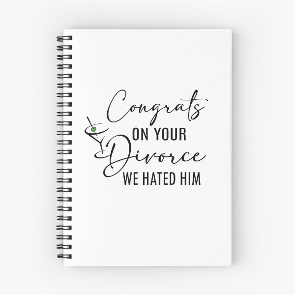 Item preview, Congrats On Your Divorce We Hated Him designed and sold by JCL Design Studio.