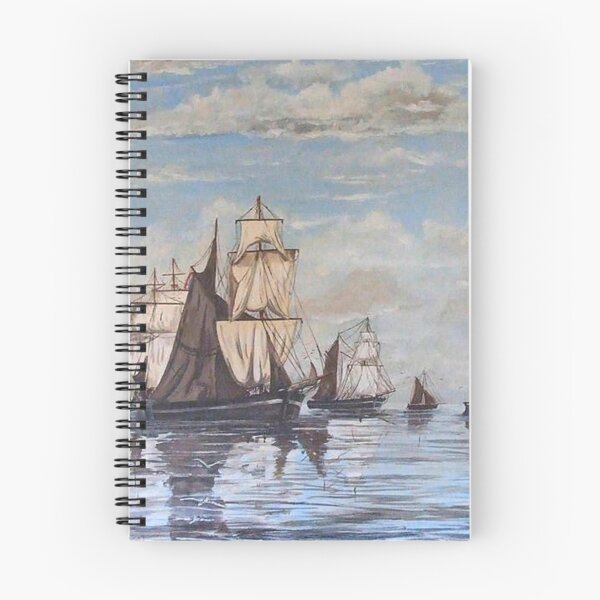 Item preview, DUTCH SHIPS PICKING UP COAL AT EXMOUTH, DEVON designed and sold by Mackenzie Moulton International Artist .