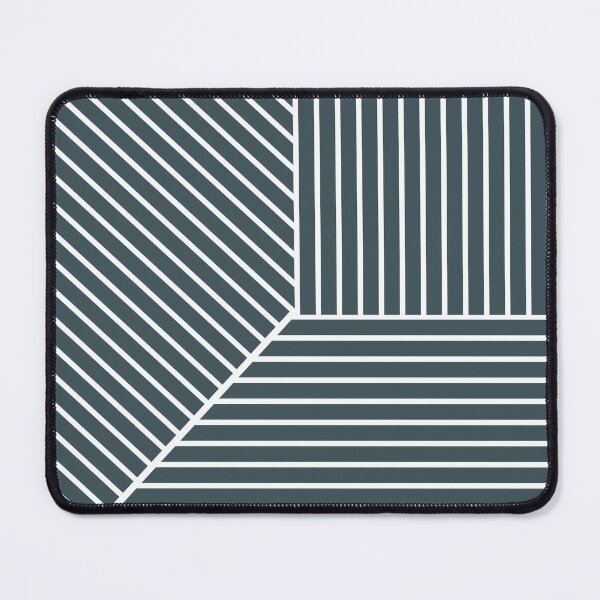 Item preview, Dark Blue White Minimal Modern Stripe Pattern Pairs Valspar 2023 COTY Everglade Deck 5011-3 designed and sold by ColorOfTheYears.