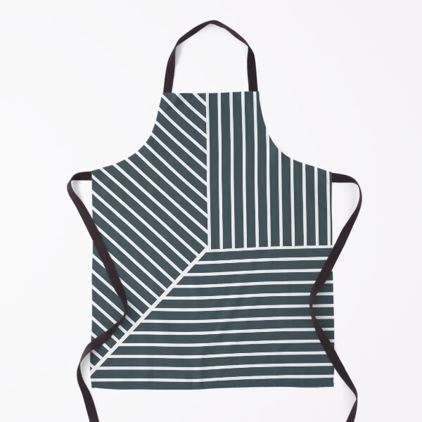 Item preview, Dark Blue White Minimal Modern Stripe Pattern Pairs Valspar 2023 COTY Everglade Deck 5011-3 designed and sold by ColorOfTheYears.