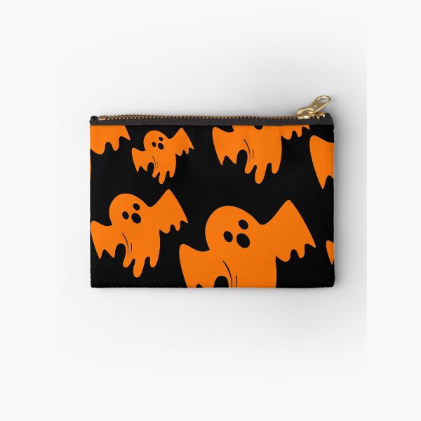 Item preview, Black and Orange Ghost Cute Halloween pattern designed and sold by AichaShopS.