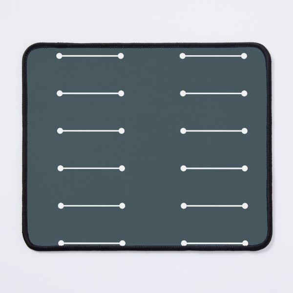Item preview, Dark Blue White Minimal Stripe Polka Dot Mudcloth Pattern Valspar 2023 COTY Everglade Deck 5011-3 designed and sold by ColorOfTheYears.
