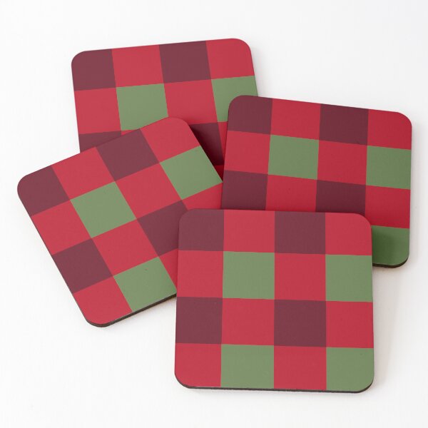 Item preview, Christmas buffalo plaid pattern designed and sold by Mirarima.