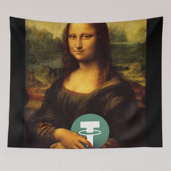 Item preview, Mona Lisa Tether coin  designed and sold by Crypmetal.