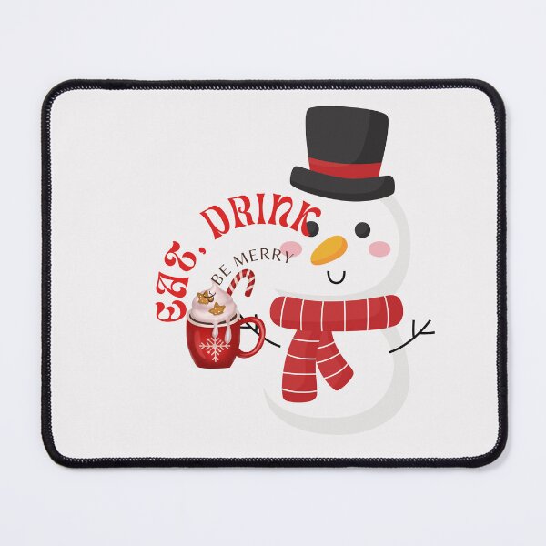 Item preview, Eat Drink Be Merry Snowman - Funny Christmas Design designed and sold by SBWorld.