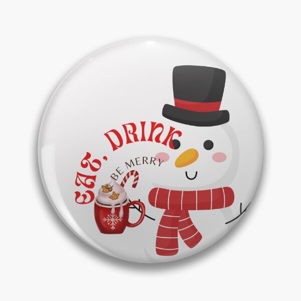 Item preview, Eat Drink Be Merry Snowman - Funny Christmas Design designed and sold by SBWorld.