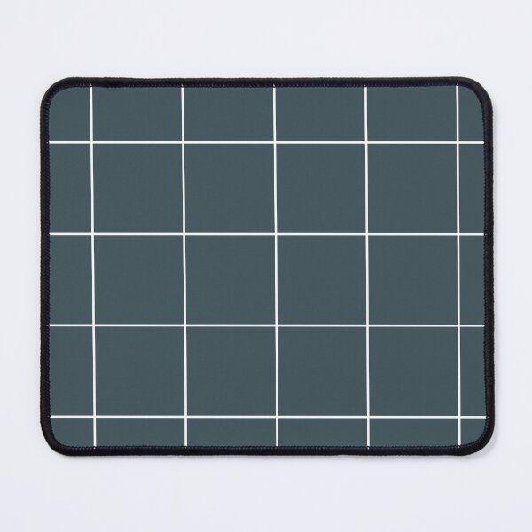 Item preview, Dark Blue White Minimal Square Diamond Grid Pattern 2 Pairs Valspar 2023 COTY Everglade Deck 5011-3 designed and sold by ColorOfTheYears.