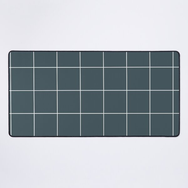 Item preview, Dark Blue White Minimal Square Diamond Grid Pattern 2 Pairs Valspar 2023 COTY Everglade Deck 5011-3 designed and sold by ColorOfTheYears.