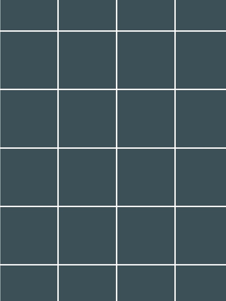 Aperçu 5 sur 5. Robe trapèze avec l'œuvre Dark Blue White Minimal Square Diamond Grid Pattern 2 Pairs Valspar 2023 COTY Everglade Deck 5011-3 créée et vendue par ColorOfTheYears.