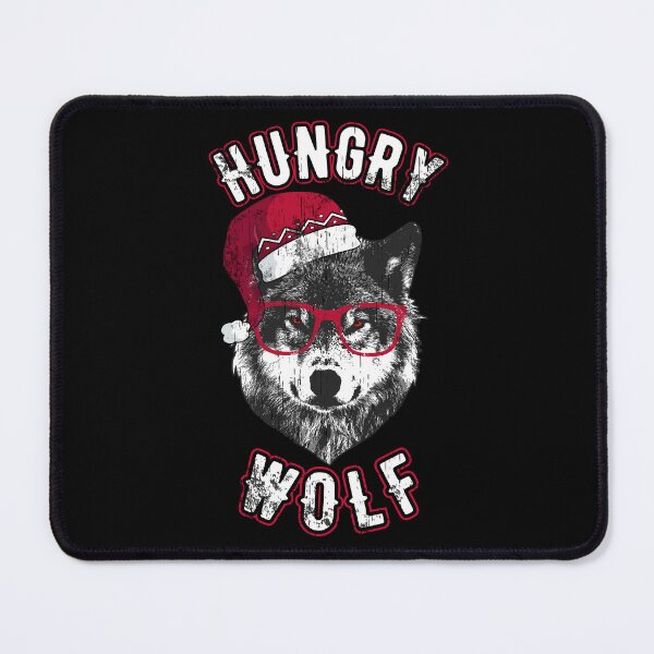Item preview, Christmas Hungry Wolf designed and sold by PrettyPittie Shop.