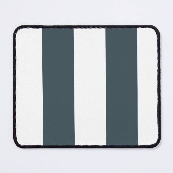 Item preview, Dark Blue White Minimal Vertical Stripe Pattern Pairs Valspar 2023 COTY Everglade Deck 5011-3 designed and sold by ColorOfTheYears.