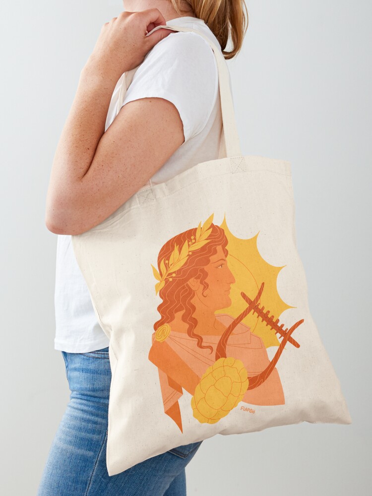 Tote Bag, Apollo Bust designed and sold by flaroh
