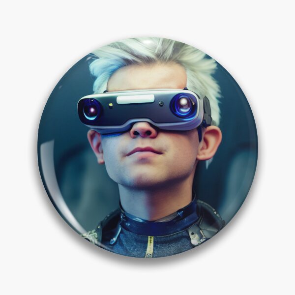 Item preview, Cyber goggles boy [Created by AI] designed and sold by TAGE-GALLERY.