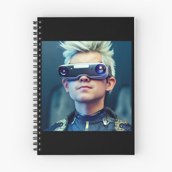 Item preview, Cyber goggles boy [Created by AI] designed and sold by TAGE-GALLERY.
