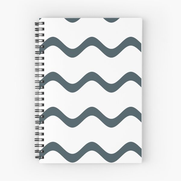 Item preview, Dark Blue White Rippled Horizontal Stripe Pattern Pairs Valspar 2023 COTY Everglade Deck 5011-3 designed and sold by ColorOfTheYears.