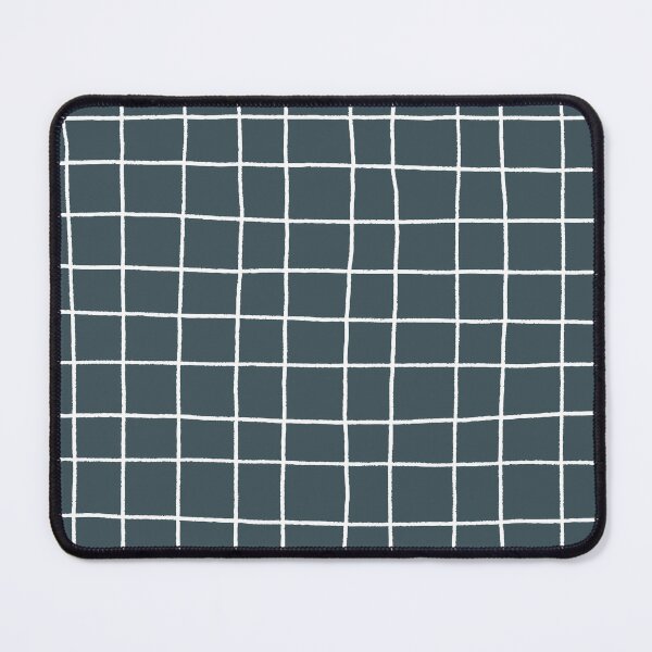 Item preview, Dark Blue White Thin Checkerboard Square Grid Pattern Pairs Valspar 2023 COTY Everglade Deck 5011-3 designed and sold by ColorOfTheYears.