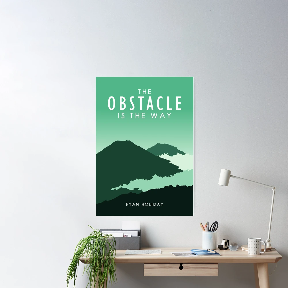 Poster for Sale avec l'œuvre « L'obstacle est le chemin » de l'artiste  TKsuited