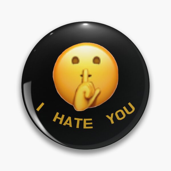Item preview, I Hate You Emoji | sticker  designed and sold by eleanor27.