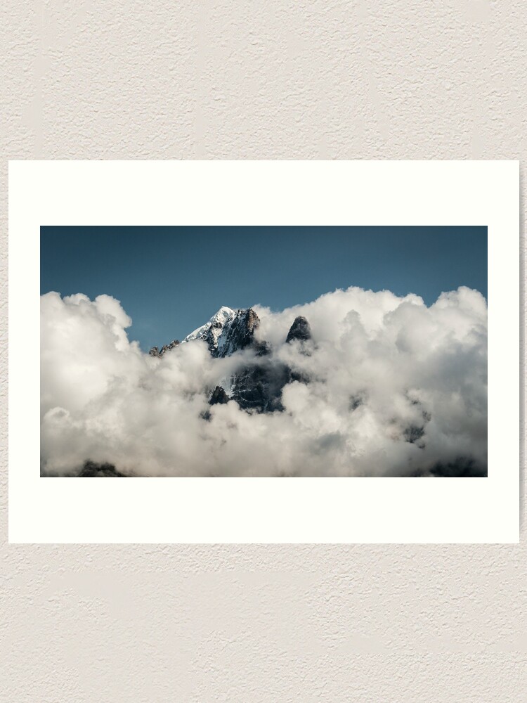 Alternate view of In clouds Art Print
