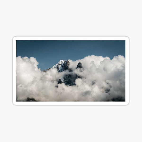 In clouds Sticker