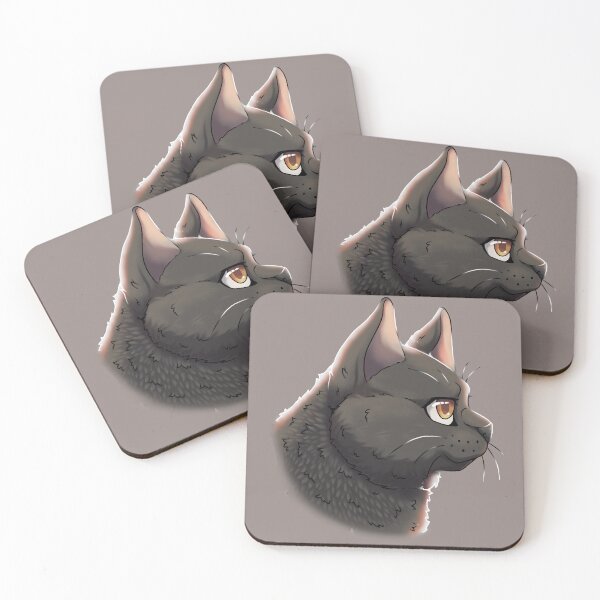 Item preview, Black British Shorthair Side Portrait designed and sold by Bamsdrawz.