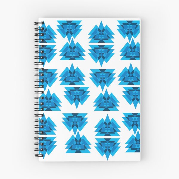 Item preview, blue schematic triangles designed and sold by CREATINERY.