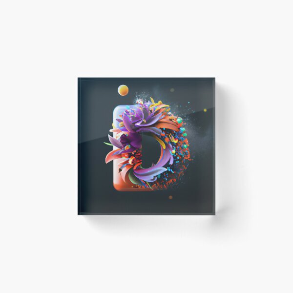 Item preview, An Amazing Letter D designed and sold by WhiteCatGallery.